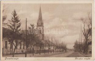 Dunaharaszti, Fő utca, templom, Bederna Gyula kiadása (EK)