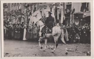 Kassa, entry of the Hungarian troops, Horthy, vissza So. Stpl