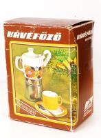 Seherezádé kávéfőző, eredeti dobozában, újszerű állapotban, m:18 cm