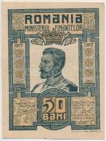 Románia 1917. 50B T:II Romania 1917. 50 Bani C:XF