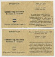 Libéria 2006. 10$ "Szabadság pillanatai" (2x) "Dayton-i szerződés 1995" + "...