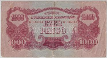 1944. 1000P "A Vöröshadsereg Parancsnoksága" T:IV