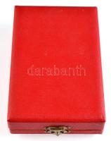 ~1955. "Hazafias Népfront" kitüntetés miniatűrrel eredeti adományozói dísztokban T:1 
Hung...