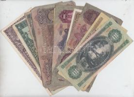 50db vegyes bankjegy a pengő és a forint időszakból T:vegyes