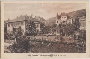 Budapest XII. Bíró utca 16-18. "Új Iskola" (EK)
