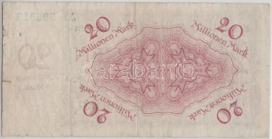 Német Birodalom/Weimari Köztársaság/Essen/Friedrich Krupp Aktiengesellschaft 1923. 20.000.000M T:III...