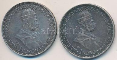 1896KB 1K Ag "Millenium" (2x) T:2,2- Adamo K5.2