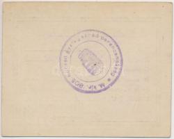 Osztrák-Magyar Monarchia 1917. Károly Csapatkereszt viselésére jogosító igazolvány