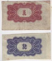 Oroszország/Polgárháború/Vörös kiadás/Szibéria-Ural 1920. 4,50R fny-sal 2 klf széria T:II