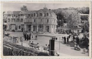 Szovátafürdő, Főtér / main square, restaurant, cafe, spa hotel