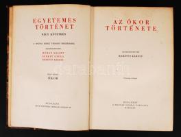 Egyetemes történet. Szerk. Hóman Bálint, Szekfű Gyula, Kerényi Károly. 1-4. köt. Komplett sorozat. 1...