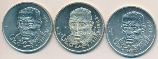 1983. 100Ft "Czóbel Béla" (3x) eredeti tokban, tanúsítvánnyal T:BU,PP