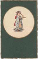 Japanese folklore, geisha (fl)