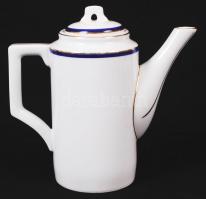 Zsolnay hiányos mokkás készlet, hibátlan, jelzett, kopott