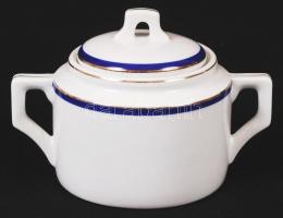 Zsolnay hiányos mokkás készlet, hibátlan, jelzett, kopott