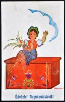 Nagykanizsa, folklór, leporellocard s: Klaudinyi