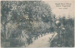 Nagyvárad, Nogáll Szent Vince Intézet kertje / institute garden (EK)