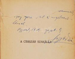 Sipos Iván: Árnyékok a szívben. Aláírt!. Belső címlap hiányzik, dedikáció hiányos