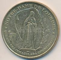 Franciaország DN "Bernadette Soubirous / Notre Dame de Lourdes" fém emlékérem (34mm) T:2
F...