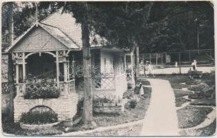 1934 Borszék, villa, teniszpálya / tennis court, photo (EK)