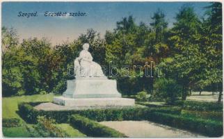 Szeged, Erzsébet szobor (fa)