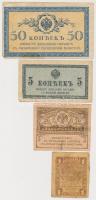Oroszország/Cári Oroszország 1915. 5k + 50k (2x) + 1917. 20R (6x) + Szocialista Szövetségi Szovjet Köztársaság 1919. 1R (3x) T:vegyes Russia / Imperial Russia 1915. 5 kopeks + 50 kopeks (2x) + 1917. 20 Rubles (6x) + Russian Socialist Federated Soviet Republic 1 Ruble (3x) C:mixed