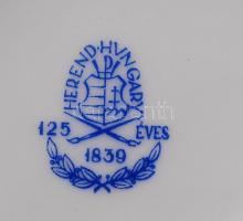 Herendi Viktória mintás váza, kézzel festett, jelzett, hibátlan, m:15 cm