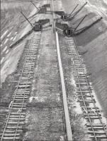 cca 1960-1970 Magyar Alfréd: Agyagbánya, jelzetlen vintage fotó a szerző életművéből, 24x18 cm