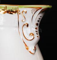 Herendi Viktória mintás tejkiöntő, kézzel festett, jelzett, hibátlan, m:11 cm