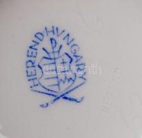 Herendi Viktória mintás tejkiöntő, kézzel festett, jelzett, hibátlan, m:11 cm