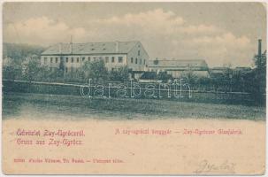 Zayugróc, üveggyár / glass factory (fa)