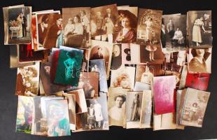 cca 1900-1940 99 darab vegyes, nagyrészt műtermi fotó