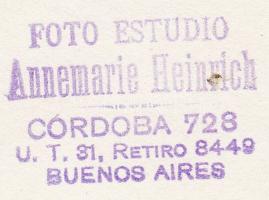 cca 1930-1940 Annamarie Heinrich: Magyar lokál táncosok Buenos Aires-ben, pecséttel jelzett vintage ...