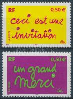 Üdvözlő bélyegek sor, Greeting stamps set