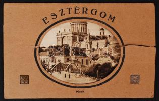 cca 1880-1890 Esztergom leporelló 10 képpel
