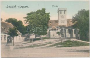 Deutsch-Wagram, church, shop