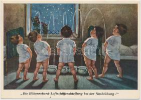 Humour, pissing boys