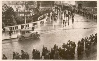 Budapest Elisabethbrücke Foto AK