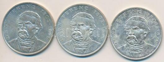 1994. 200Ft Ag "Deák" (3x) T:2,2-
Adamo F13.1