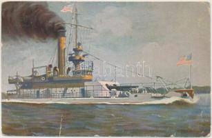 SMS Arkansas 'Marine Galerie Karte Nr. 163.' (b)