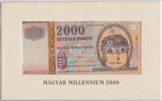 2000. 2000Ft "Millennium" eredeti díszcsomagolásban T:I Adamo F56A