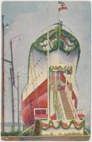 SMS Friedrich Carl, 'Marine Galerie Karte Nr. 203.' s: Chr. Rave (EB)