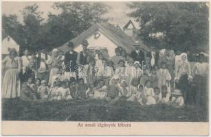 Arad, Cigányok tábora, kiadja Aradi Munkástelep / gypsy camp (EK)