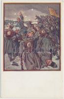 WWI soldiers, battle 'Rotes Kreuz Kriegsfürsorgeamt' Nr. 111. s: Marussig