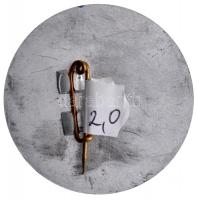 ~1970-1980. "Budapesti Közlekedési Vállalat - Jegyvizsgáló" hidegzománcozott fém jelvény T...