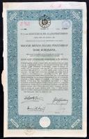 Budapest 1916. "5 1/2%-kal kamatozó Magyar Királyi Állami Pénztárjegy" 50.000K-ról, szelvényekkel, szárazpecséttel és felülbélyegzéssel T:I-