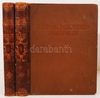 Kecskeméti Ármin: A zsidók egyetemes története I-II. Budapest, 1927. Korvin ny. 344p.; 384p. Aranyozott gerincű, kiadói kissé kopott félbőr kötésben, Belül sérült kötésben, 2. kötet utolsó néhány lapja hiányzik