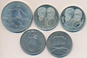 1980. 100Ft "Szovjet-magyar közös űrrepülés" + 1981. 100Ft "Bulgária 1300 éves" ...