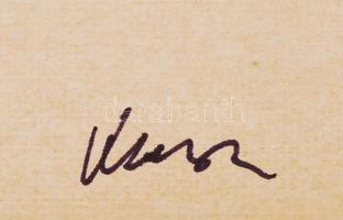 Weisz jelzéssel: Fitness. Vegyes technika, papír, 20×30 cm