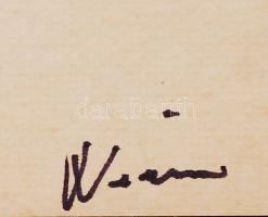 Weisz jelzéssel: Mágikus koreográfia. Vegyes technika, papír, 20×30 cm